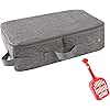 NEUEFAMI Portable Litter Box with Lid, Waterproof, Collapsible Cat Litter Box with Zipped Lid and Handle, Great for Travel Hotel Stays and Road Trip, Large
