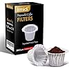 Irmidi K Cup Filters,300 Count Disposable Coffee Paper Filters Compatible with Keurig Brewers Single Serve 1.0 and 2.0, Use with Reusable K Cup Coffee Pods