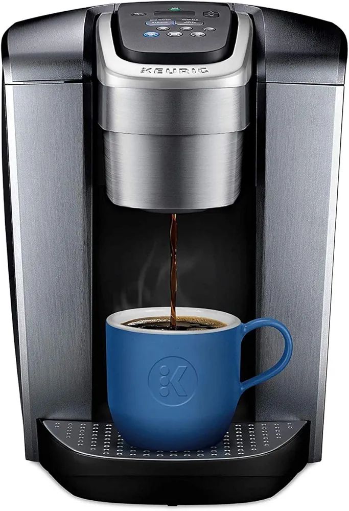 Keurig K-Elite Single Serve K-Cup Pod Programmable Coffeemaker (Brushed Silver)