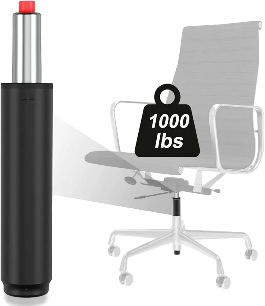 Universal Size Chair Cylinder Replacement Parts 4.0 inch Stroke Heavy Duty Gas Lift Cylinder for Office Desk Chairs/Gaming Chair,Hydraulic Piston Cylinder Heavy Duty 1000 LBs