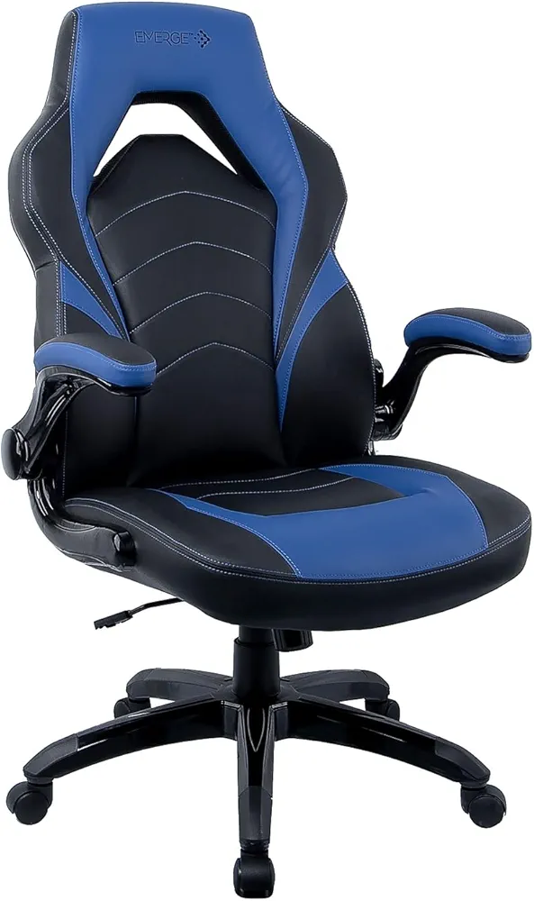 STAPLES 2710764 Gaming Chair Black and Blue