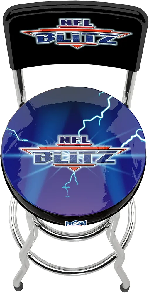 Arcade1UP NFL Blitz Swivel High Back Stool