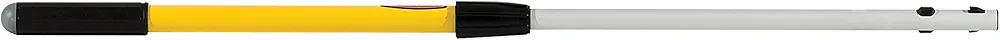 Rubbermaid Commercial Products HYGEN Quick-Connect Straight Extension/Extendable Handle/Stick, 20 - 40 inch, Yellow, Lightweight for Janitorial/Professional Microfiber Cleaning/Dusting