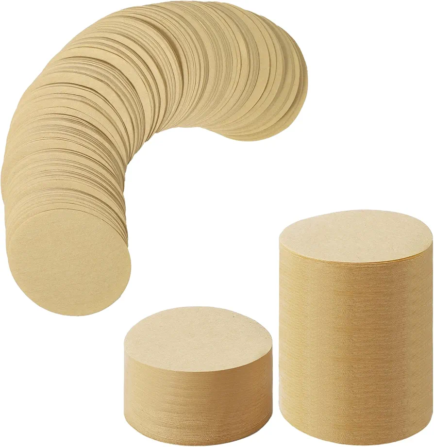 Replacement Paper Filter Packs Laicky 800 Count Unbleached Coffee Filter Paper Round Coffee Maker Filters Compatible with Aerobie Aeropress Coffee and Espresso Makers Disposable Coffee Tea Filters