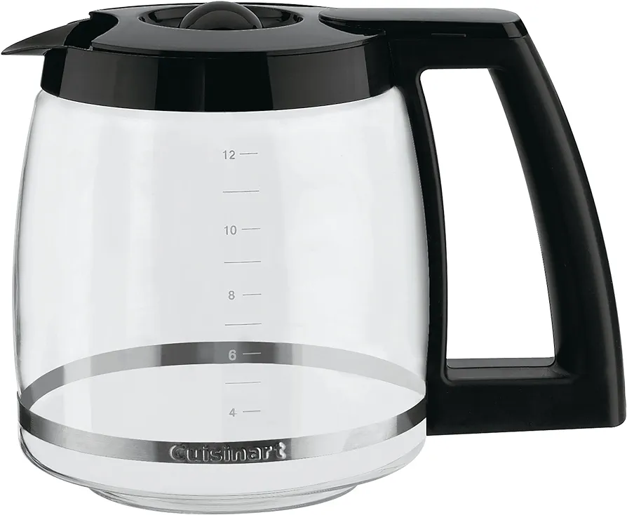 Cuisinart 12-Cup Replacement Glass Carafe for Coffee Maker, DCC-1200PRC