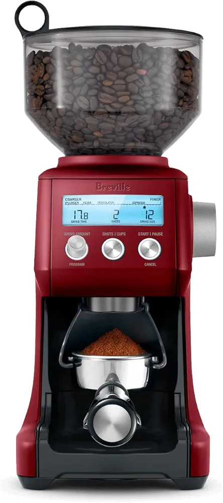 Breville the Smart Grinder™ Pro, BCG820RVC, Red Velvet Cake