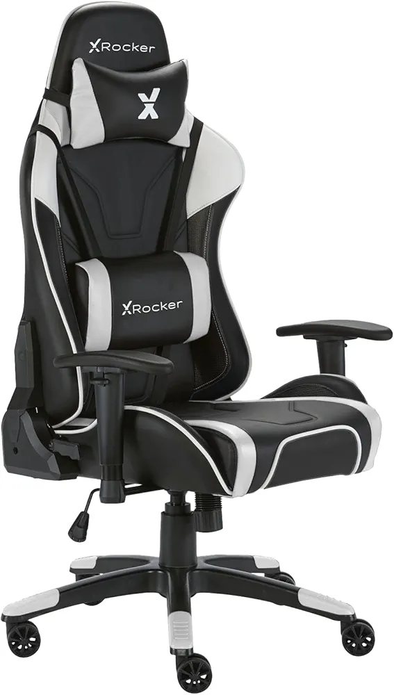 X Rocker PC Computer Video Gaming Office Chair, Built in Audio Speakers and Ergonomic Design for Men, Boys, Girls, Teens