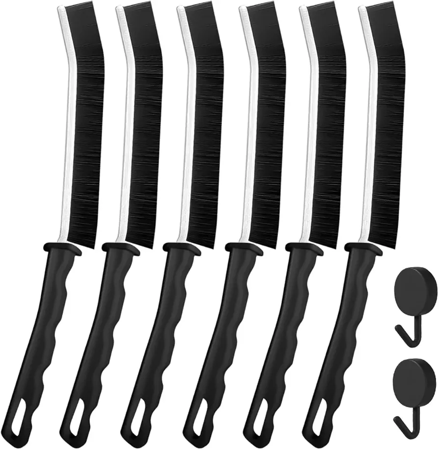 Crevice Cleaning Brush, Gap Cleaning Brush Tool, Grout Cleaner Brush Hard Bristle Crevice Cleaning Brush for Bathroom Kitchen Bedroom, Household Dead Corner Cleaning Brush