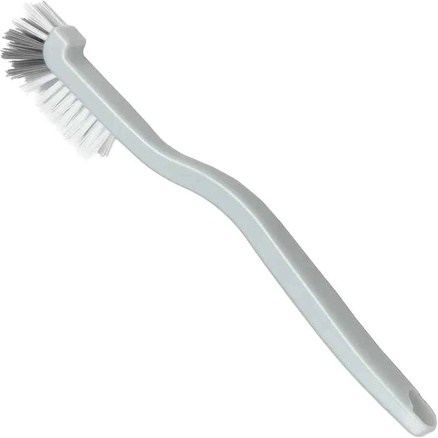 Kitchen Scrub Brush, Angle Cleaning Brush, Right Angle Scrub Brush for Sink Household Dish Pot Pan Edge Corners, 2023 Upgraded Stiff Brushes for Small Space Crevice Cleaning with Stiff Bristle