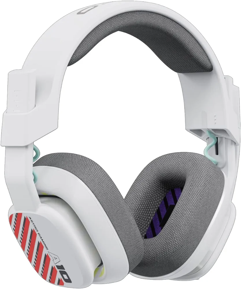 Astro A10 Gen 2 Wired Gaming Headset with Flip-to-Mute Mic for Xbox, Switch, PC, Mobile - White
