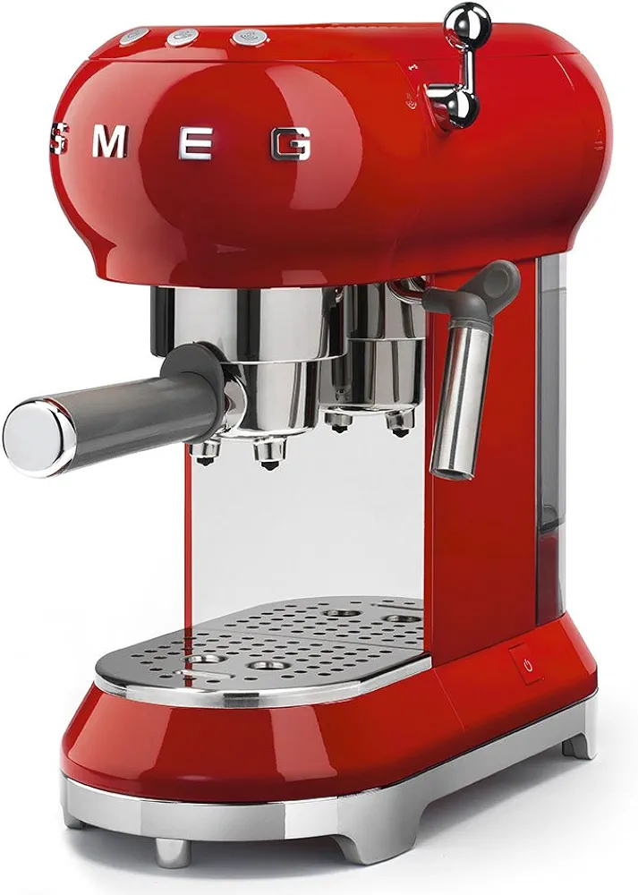 Smeg Espresso Coffee Machine, Red