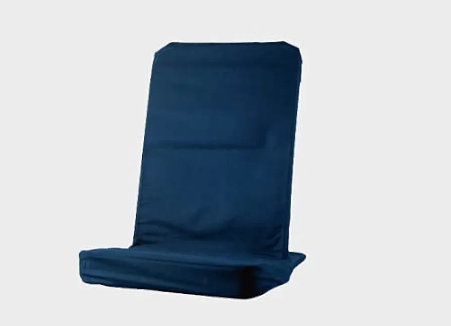 Original BackJack-Made in The USA- Extra Large Tough Duck Navy Lightweight Floor Seating Chair for Gaming, Families, Parents, Daycare, Back Support, Reading, Yoga, Meditation, Dorm