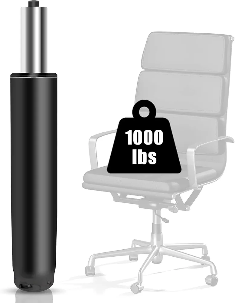 5.5 inch Office Chair Gas Lift Cylinder-Office Chair Replacement Parts,Universal Size Fits Most Chairs,Heavy Duty Gas Lift Hydraulic/Pneumatic Piston for Office Chair (Black)