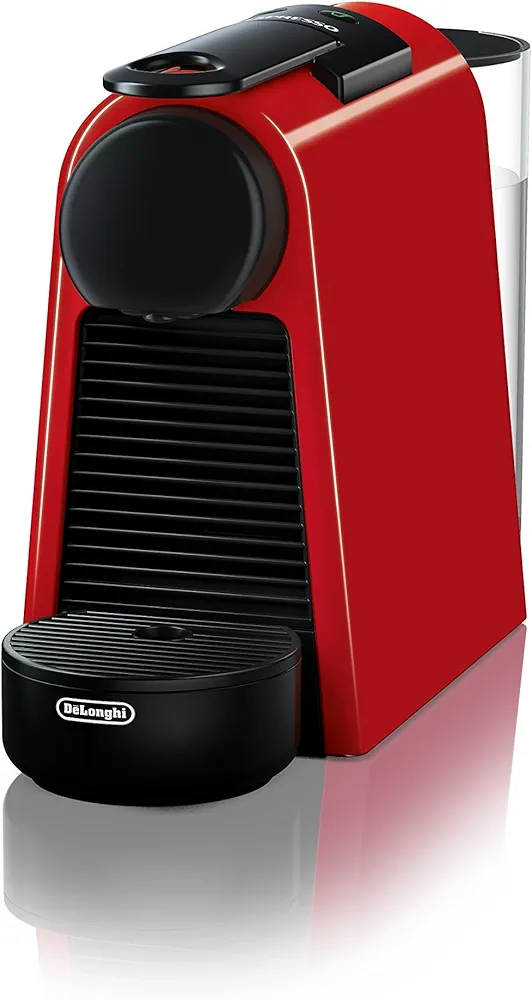 Nespresso Essenza Mini Espresso Machine by De'Longhi, 0.6 liters, Red