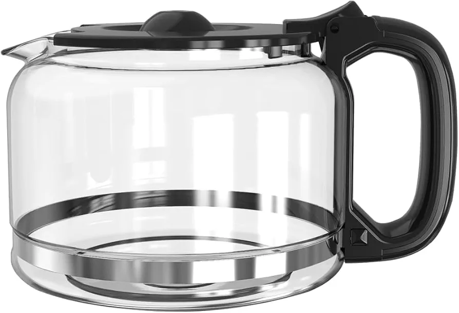 Gevi 10-Cup Replacement Glass Coffee Carafe for Coffee Maker Compatible with Model DCMB0-BK0A1