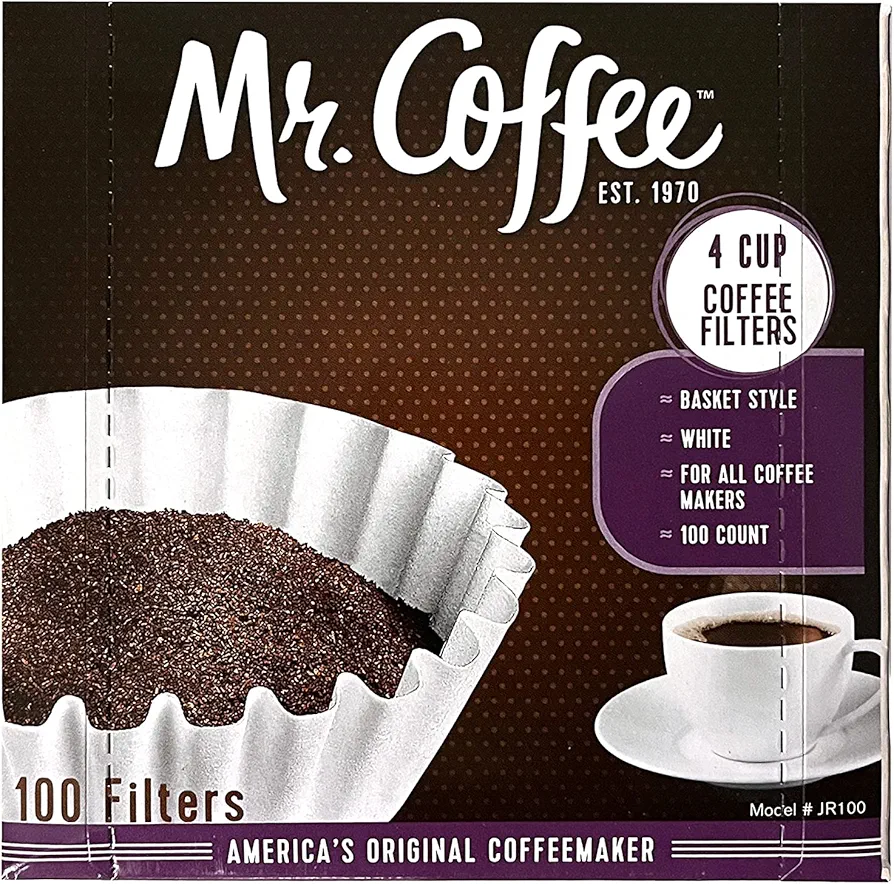 4-Cup Coffee Filters, 100-Count