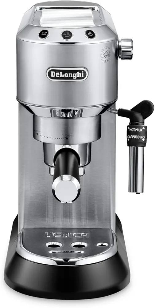 De'Longhi EC685M Dedica Deluxe Automatic Espresso Machine,35 oz, 1, Metallic