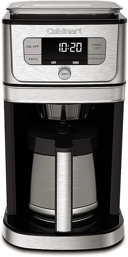 Cuisinart DGB-800 Fully Automatic Burr Grind & Brew, 12-Cup Glass, Silver
